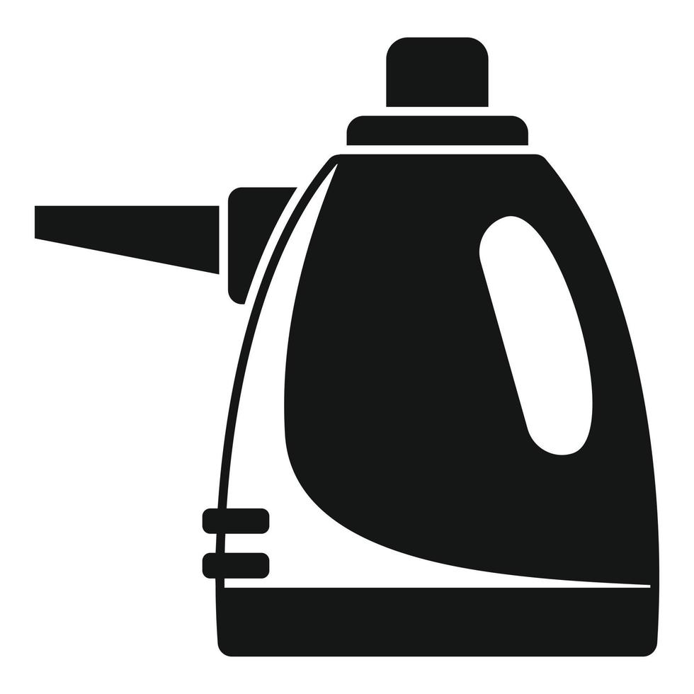 Purity steam cleaner icon, simple style vector