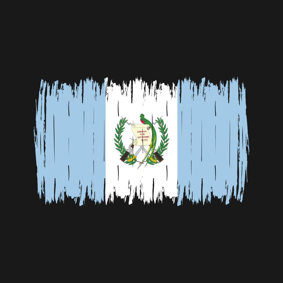 Guatemala Flag Brush vector