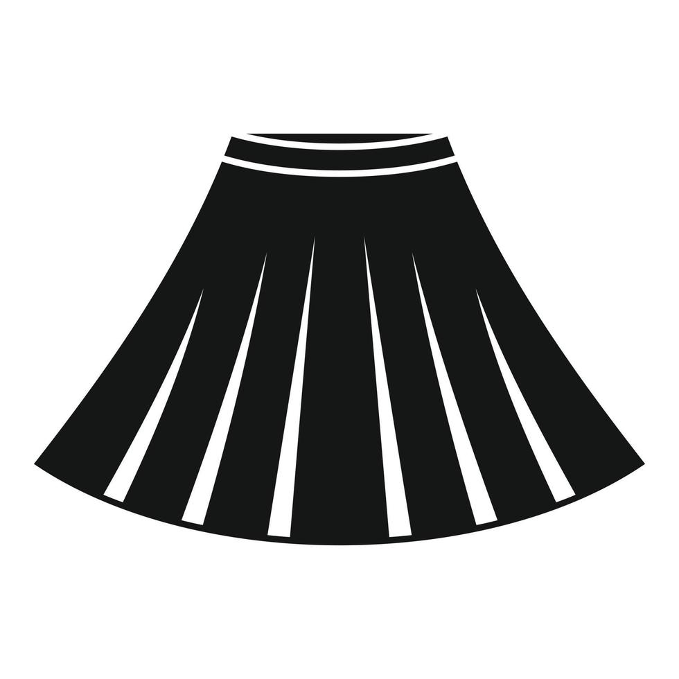 Ballerina skirt icon simple vector. Ballet dancer dress vector
