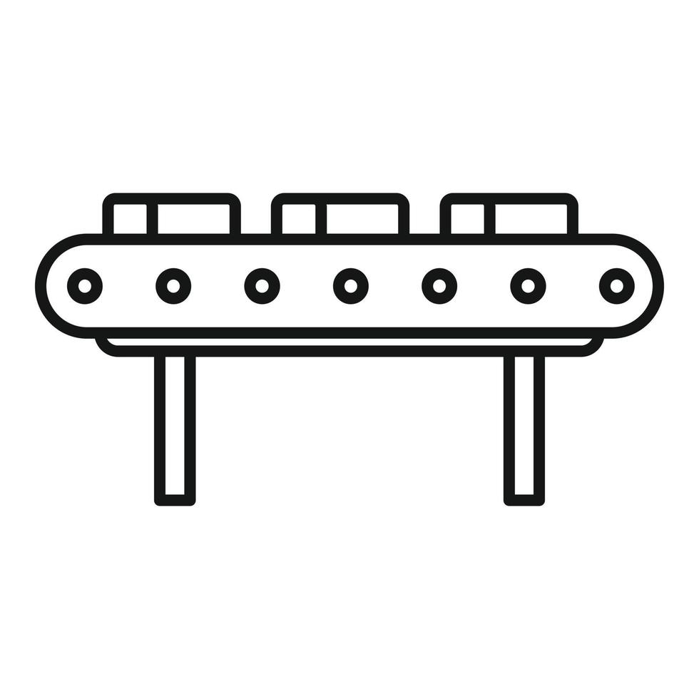 Metallurgy line icon, outline style vector