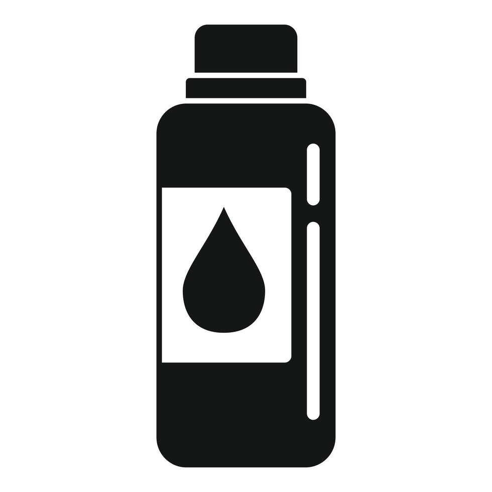 Bio fertilizer icon, simple style vector