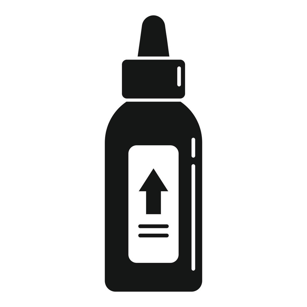 Fertilizer dropper icon, simple style vector