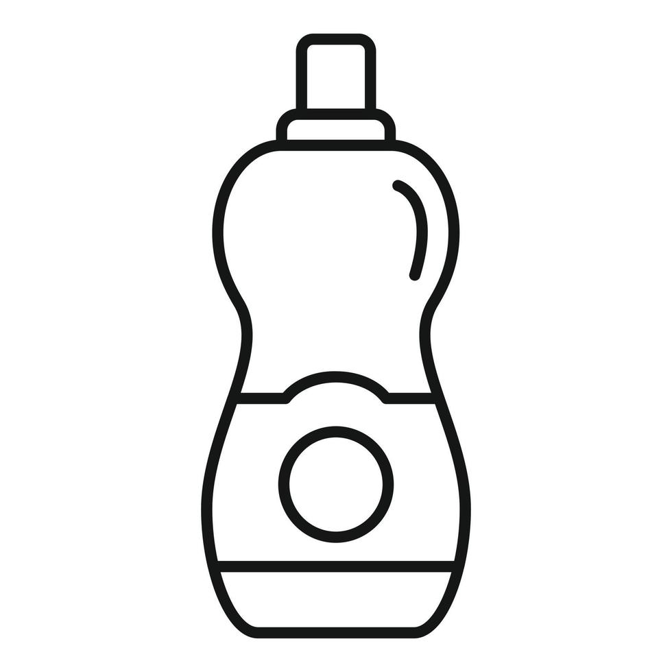 Softener icon, outline style vector