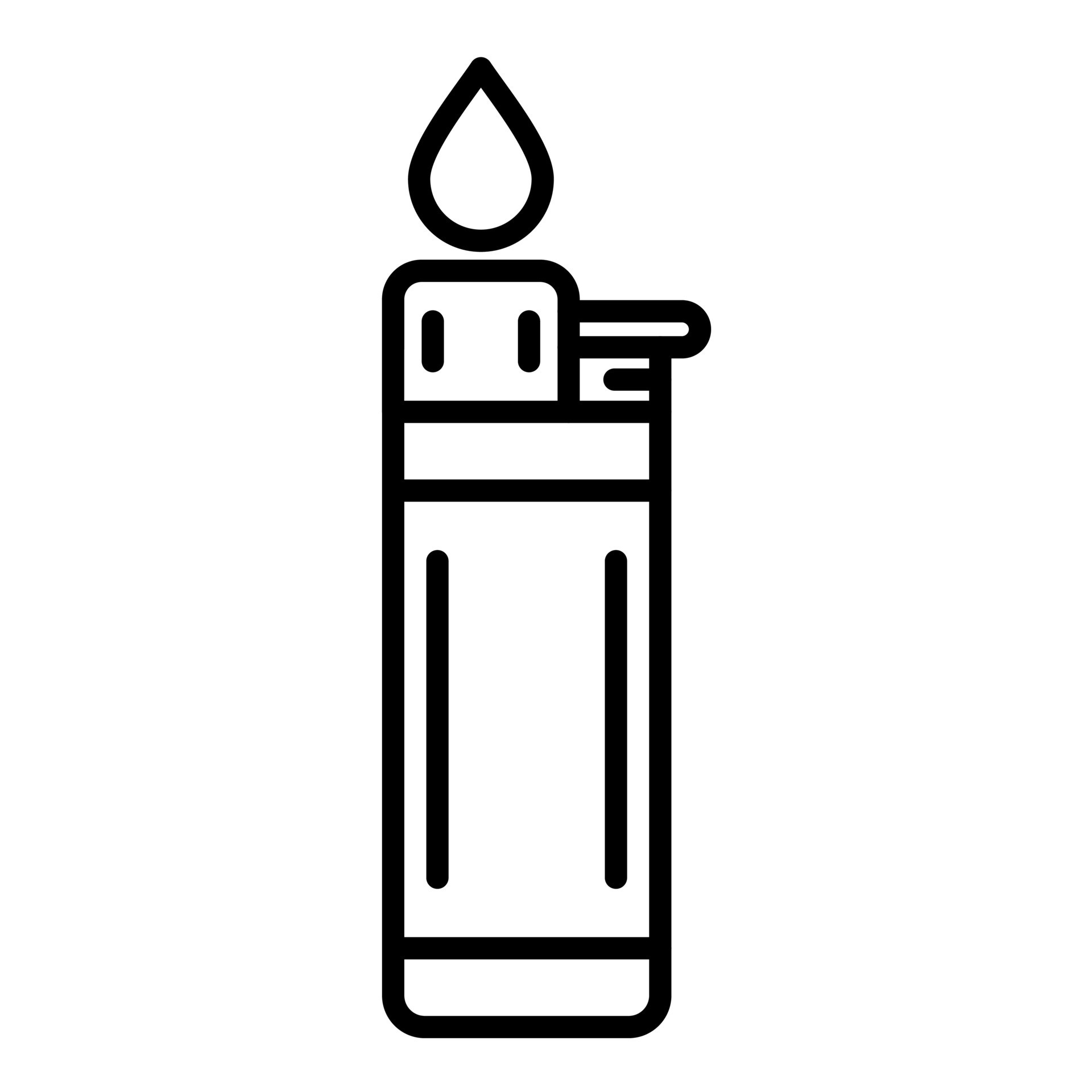 Lighter Line Icon 14670327 Vector Art at Vecteezy