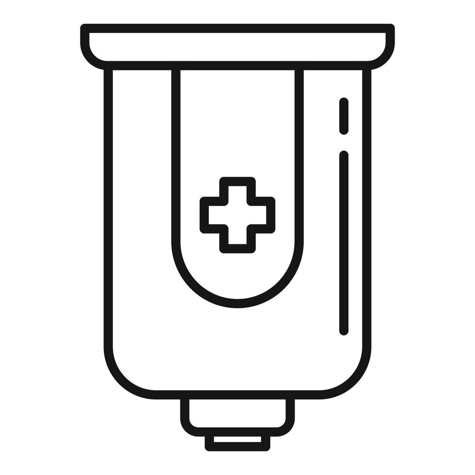 Antiseptic wall box icon, outline style vector