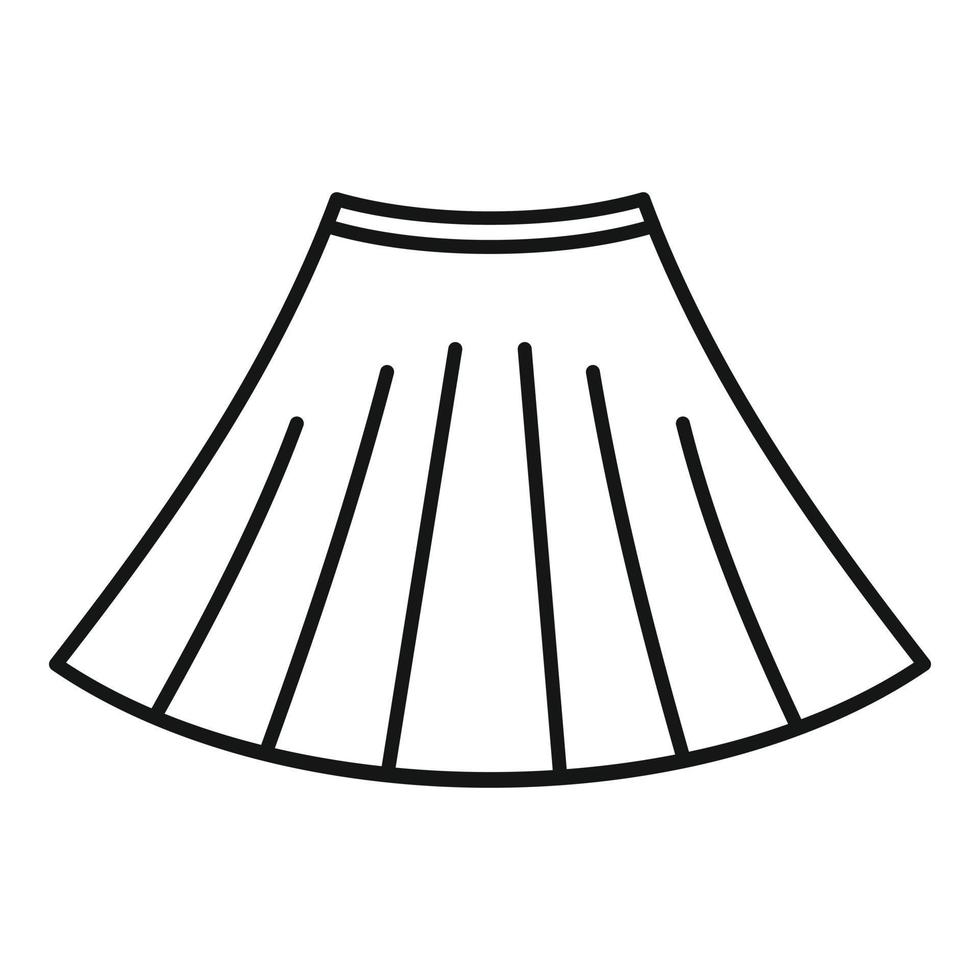 Ballerina skirt icon outline vector. Ballet dancer dress vector