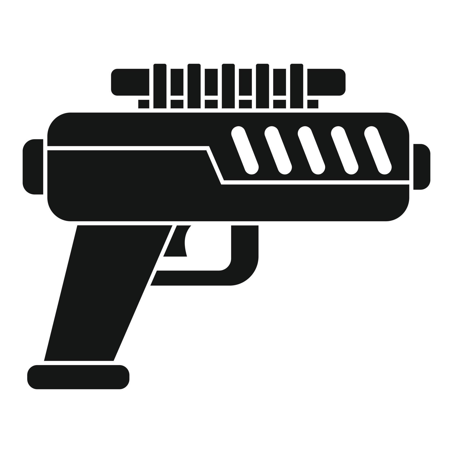 Blaster gun icon, simple style 14670896 Vector Art at Vecteezy