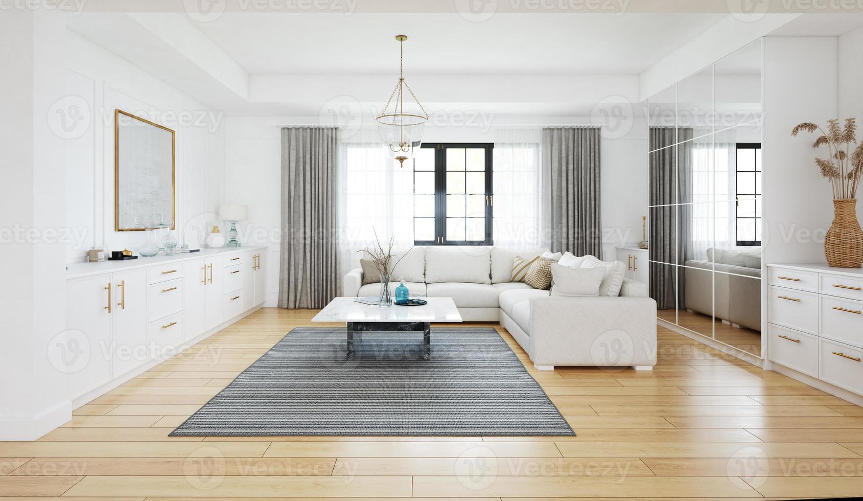 Modern Living room interior design photo
