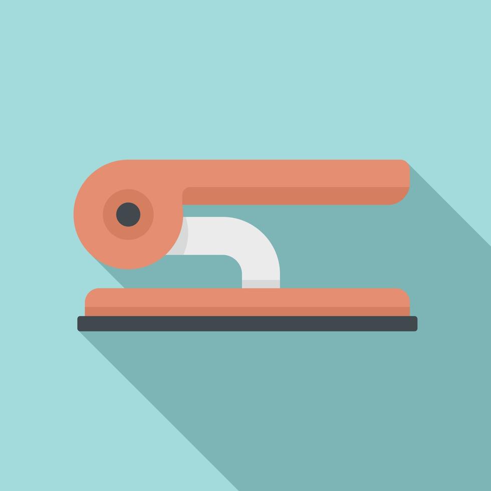 Documents hole punch icon, flat style vector