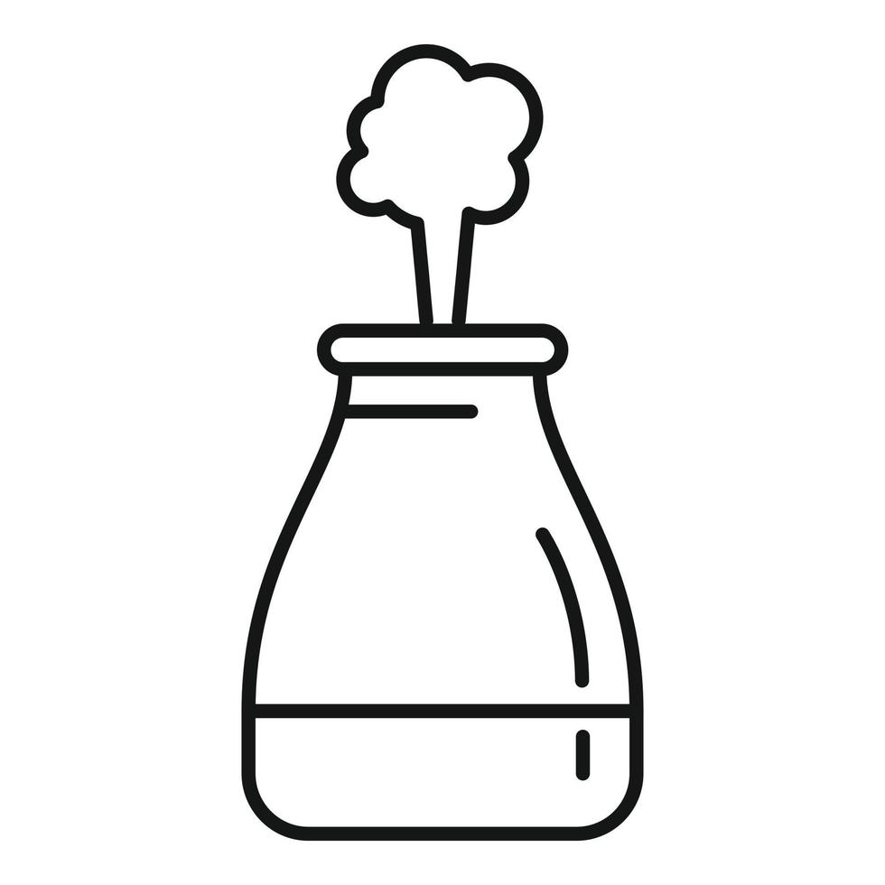 Natural diffuser icon, outline style vector