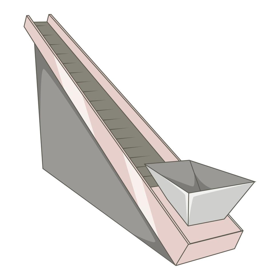 icono de ascensor, estilo de dibujos animados vector