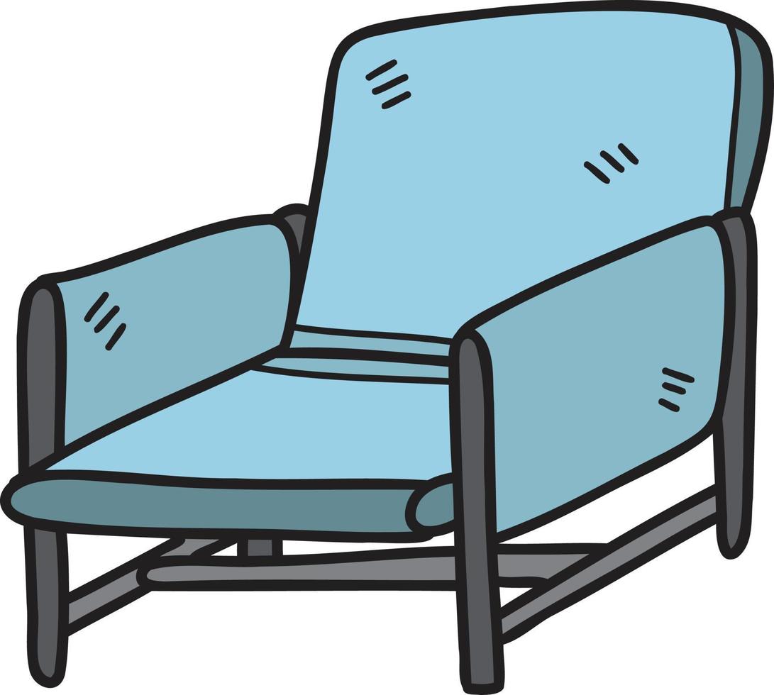 Hand Drawn Armchair illustration vector