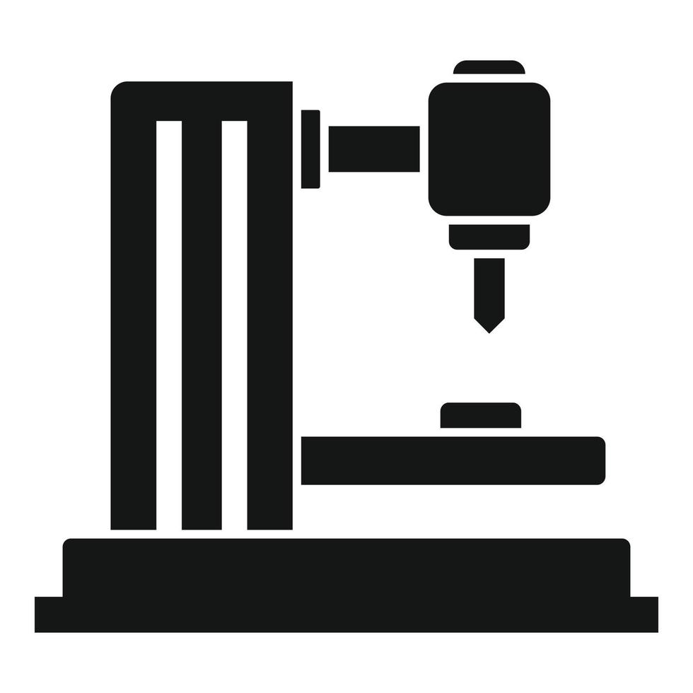 Industrial milling machine icon, simple style 14672199 Vector Art at ...