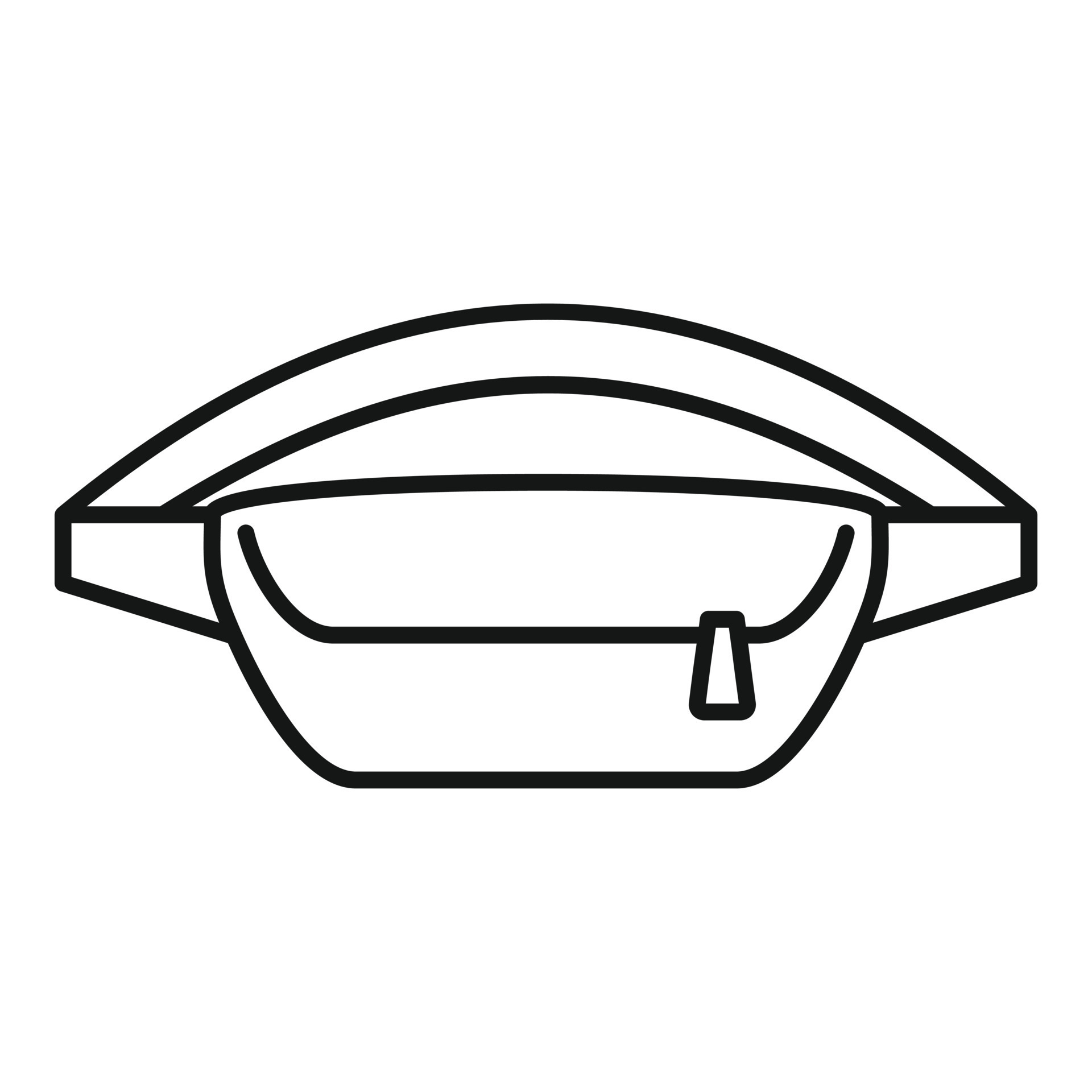 Waist bag luggage icon, outline style 14672330 Vector Art at Vecteezy