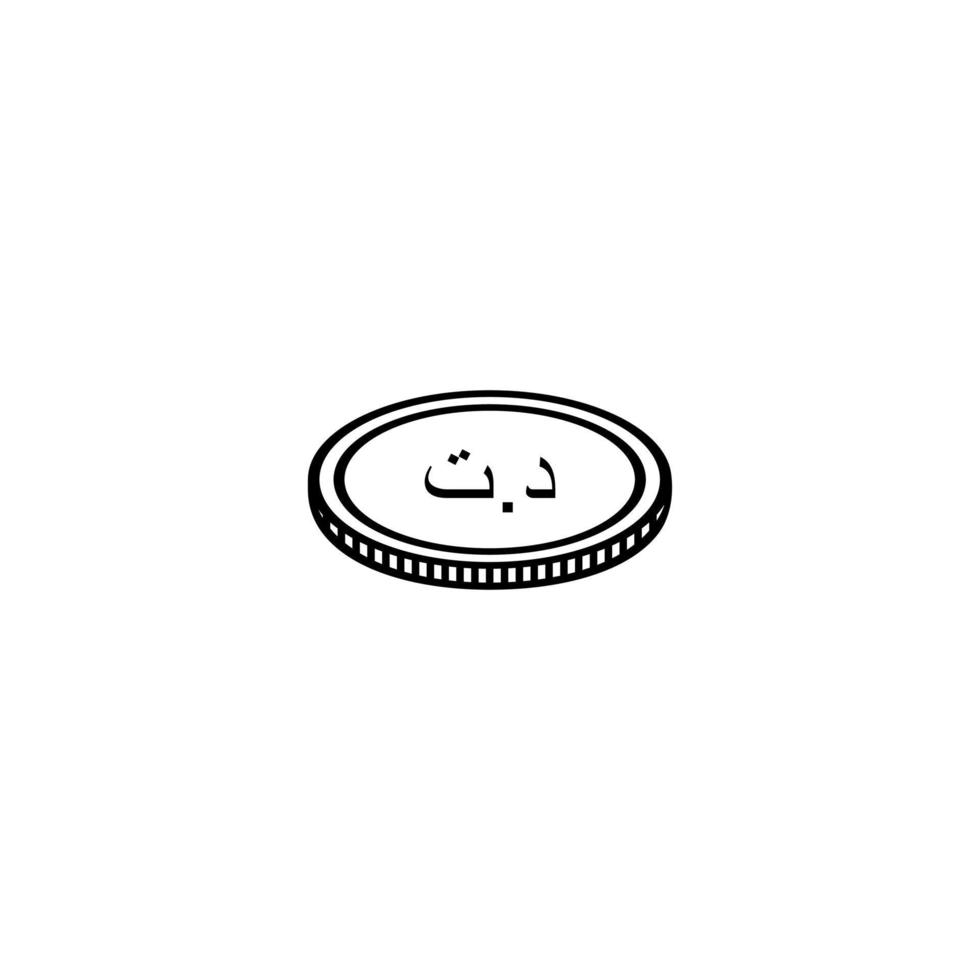 Tunisia Currency Icon Symbol, Tunisian Dinar, TND Sign. Vector Illustration