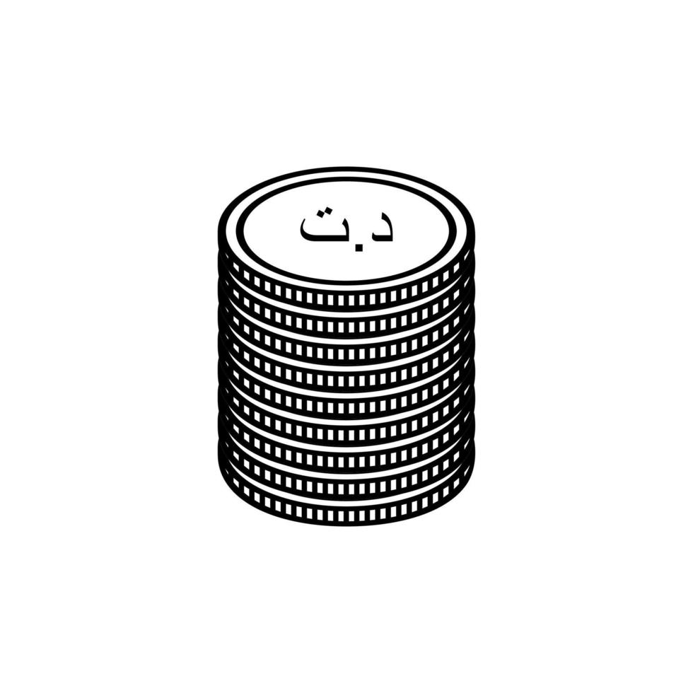 Tunisia Currency Icon Symbol, Tunisian Dinar, TND Sign. Vector Illustration