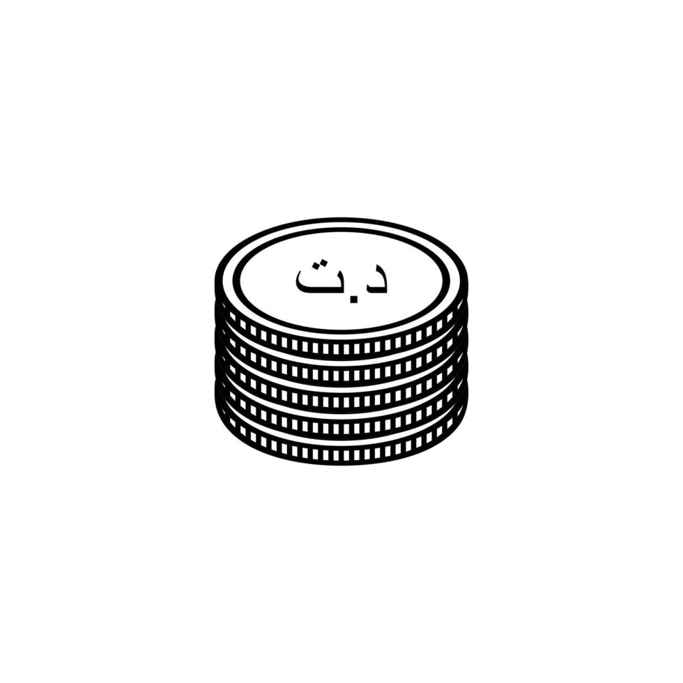 Tunisia Currency Icon Symbol, Tunisian Dinar, TND Sign. Vector Illustration