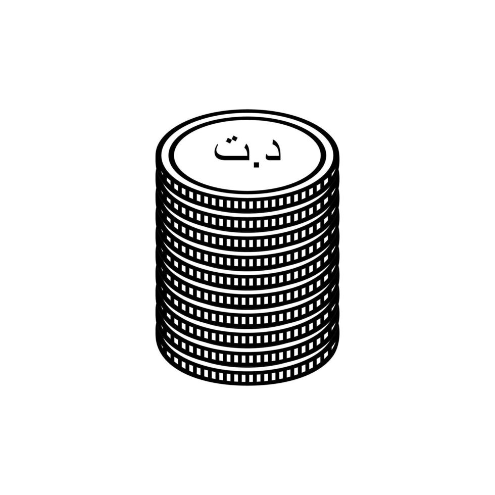 Tunisia Currency Icon Symbol, Tunisian Dinar, TND Sign. Vector Illustration