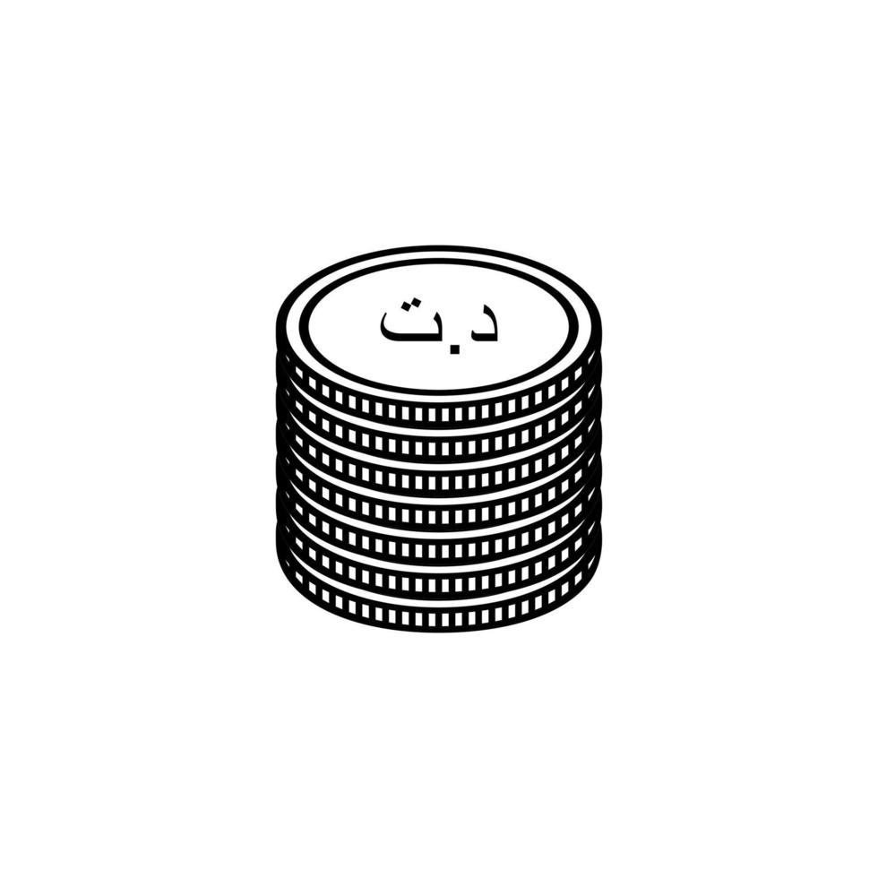 Tunisia Currency Icon Symbol, Tunisian Dinar, TND Sign. Vector Illustration