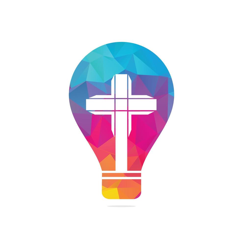Church logo design. Ministry Logo Design for Church. The Lamp of Jesus Christ. God's lamp sign. vector