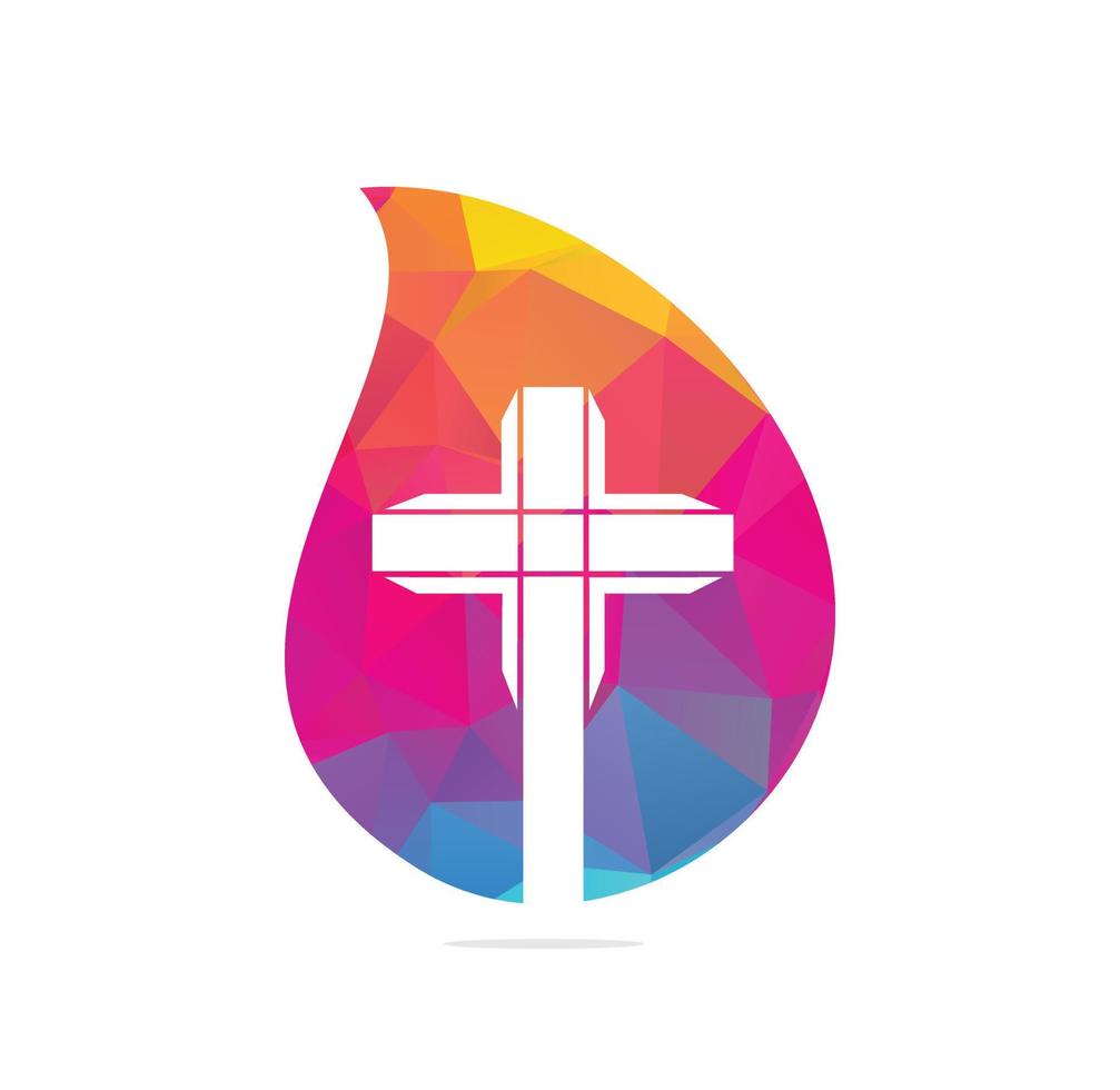 Plantilla de diseño de logo de vector de iglesia de personas. logotipo de la iglesia y la organización cristiana.