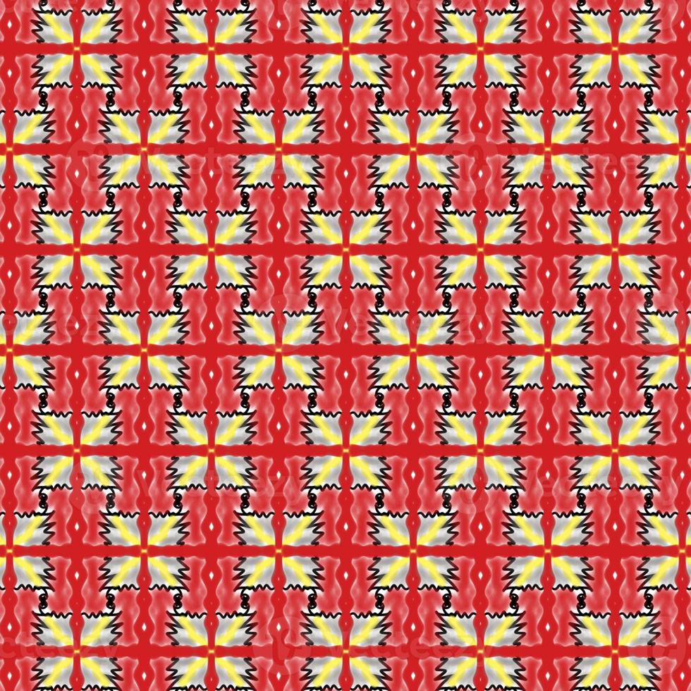 colorful geometric pattern for fabric or background photo