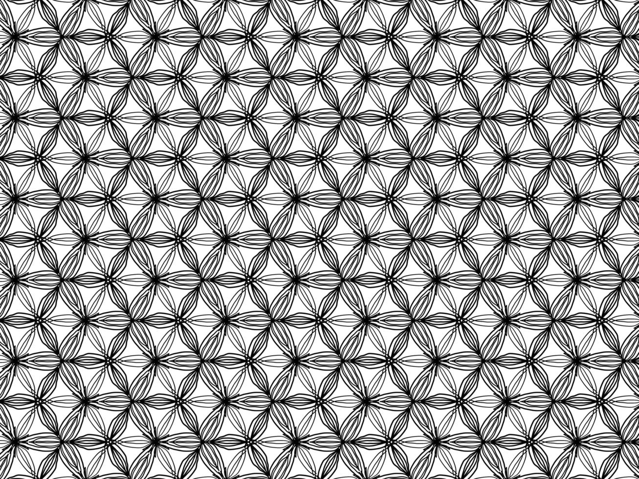 Ornament with elements of black and white colors.For fabric pattern background.Gift wrapping paper photo
