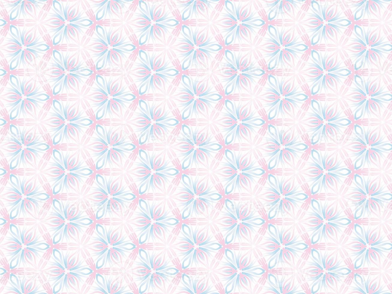 Abstract Flower Background Pattern for fabric designs photo