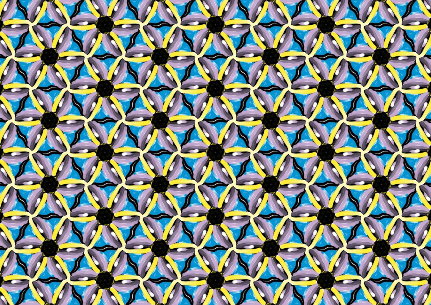 Abstract Flower Background Pattern for fabric designs photo
