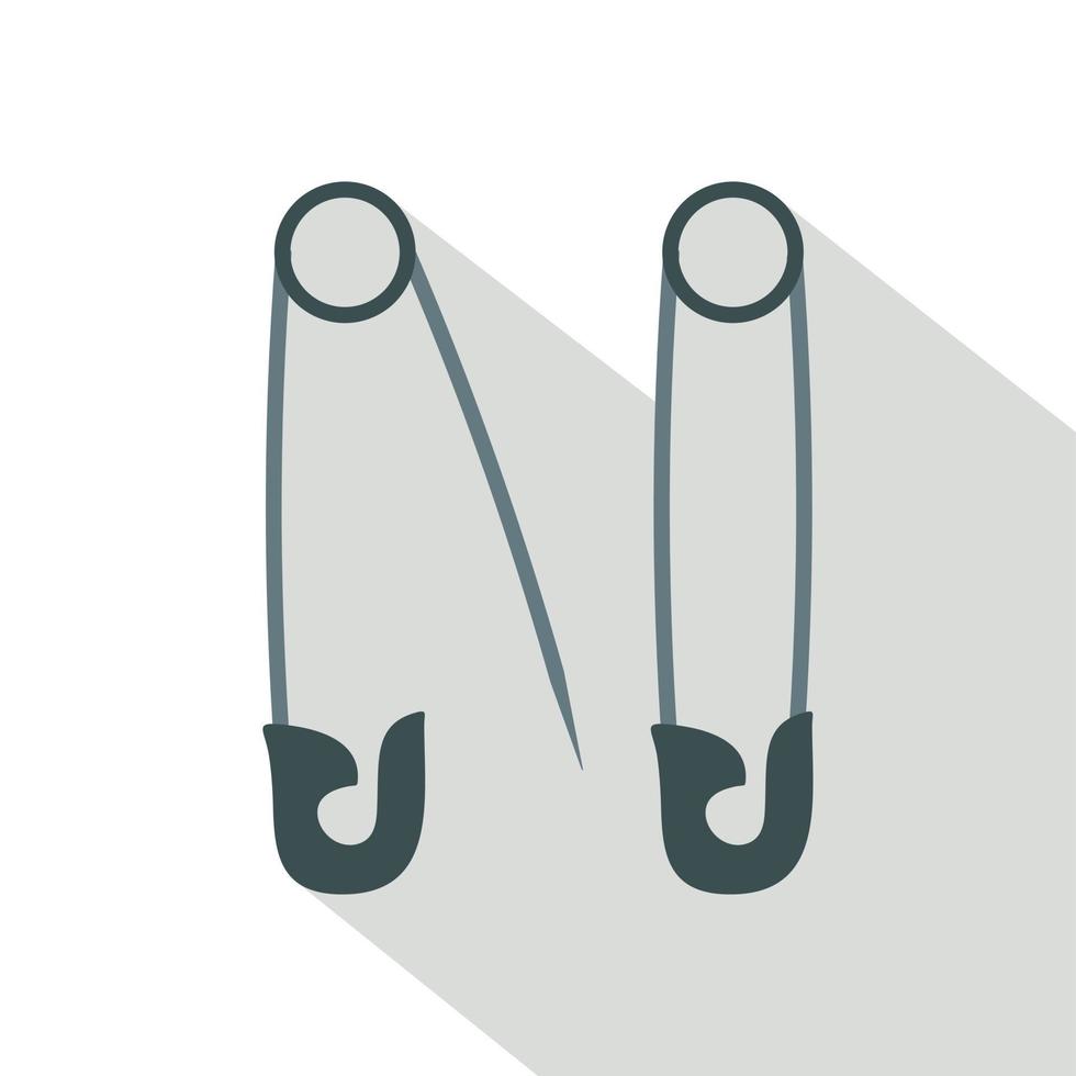 Pins icon, flat style vector