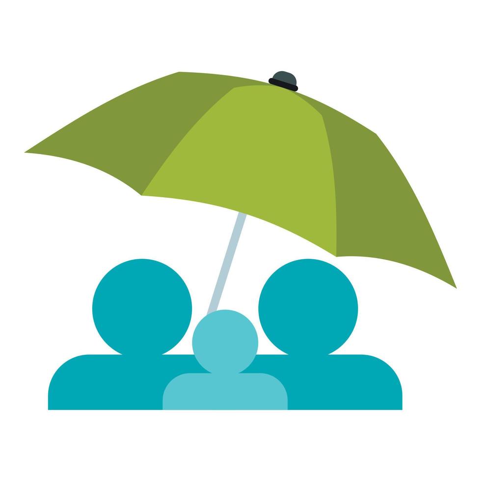 Umbrella icon, flat style vector