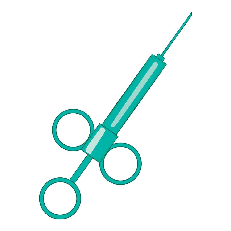 Dental equipment tool icon, cartoon style vector