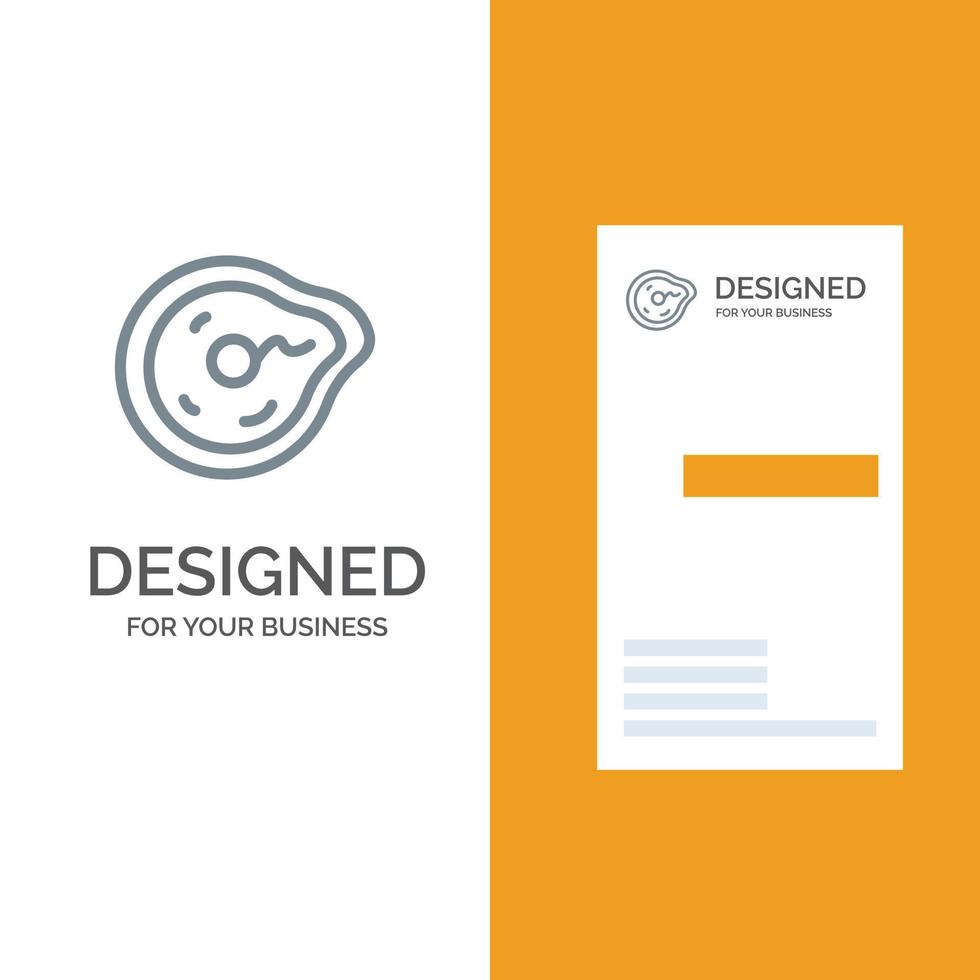 Bend Future Motion Paradox Physics Grey Logo Design and Business Card Template vector