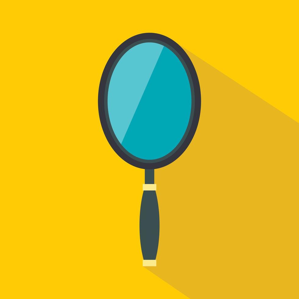 Mirror icon, flat style vector