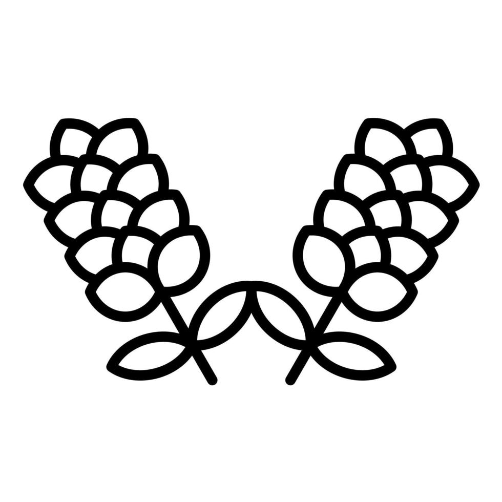 Lavender Line Icon vector