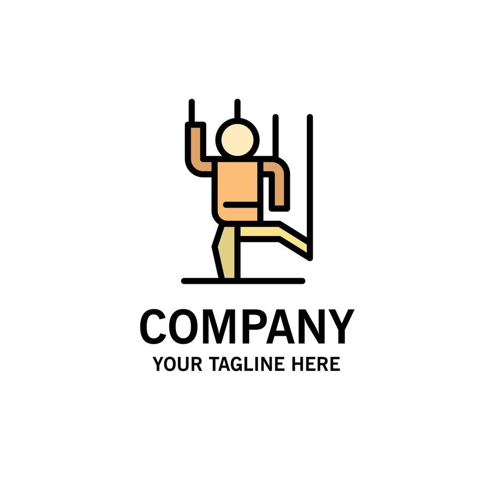 Command Control Human Manipulate Manipulation Business Logo Template Flat Color vector