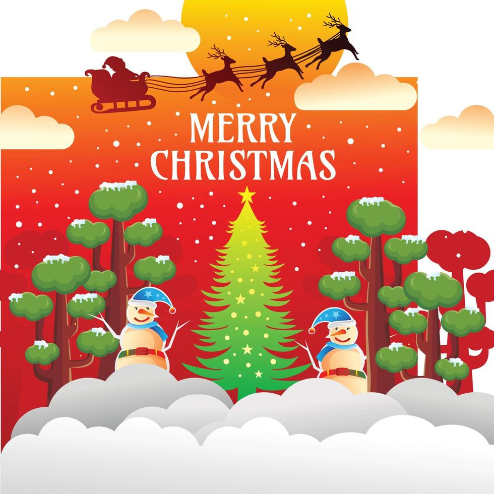 Vector illustration design for christmas day