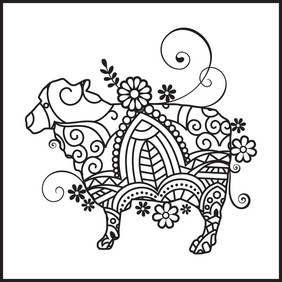 Vector illustration decorative Animal on white background
