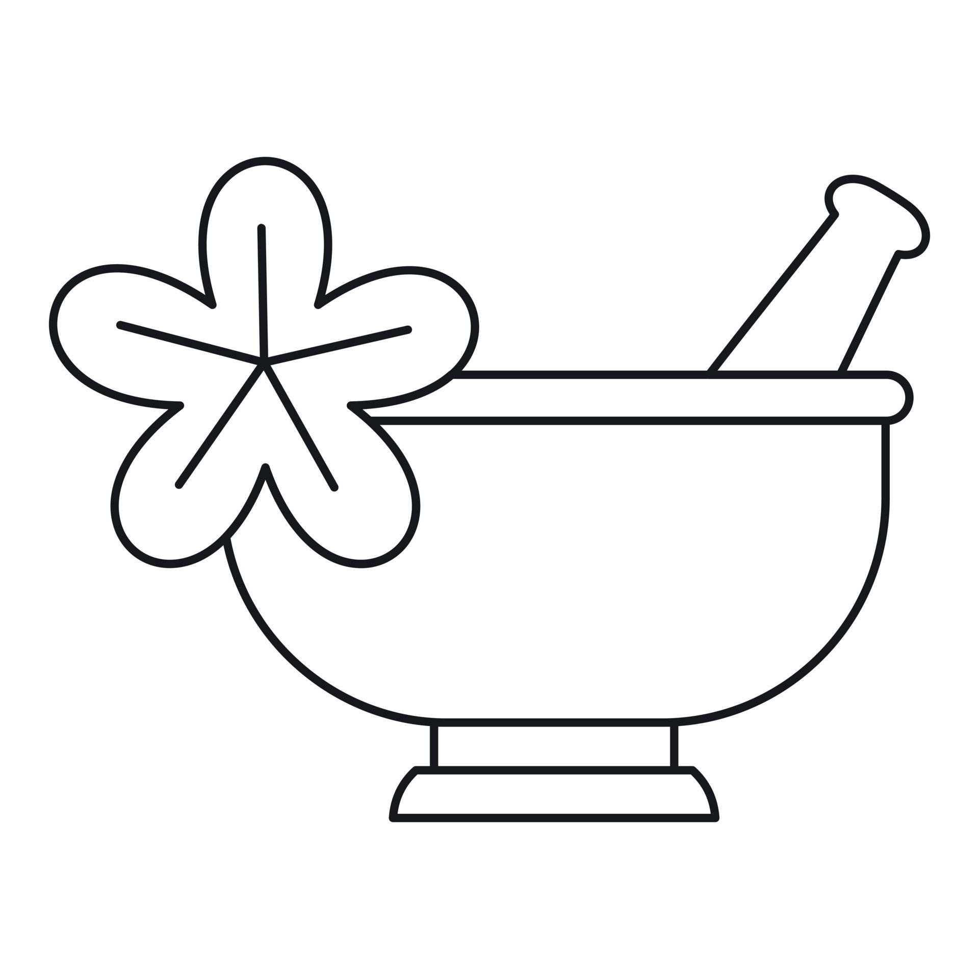 Mortar and pestle pharmacy icon, outline style 14676428 Vector Art at