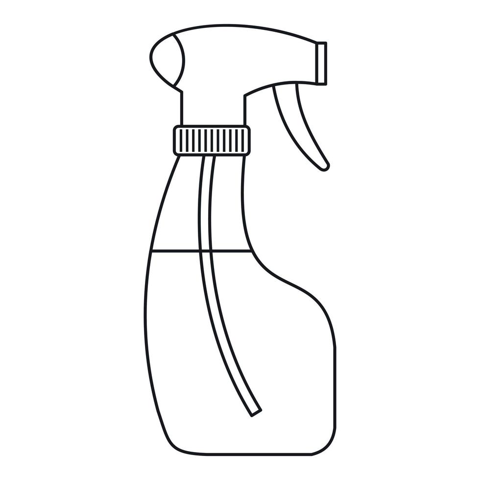 Spray icon, outline style vector