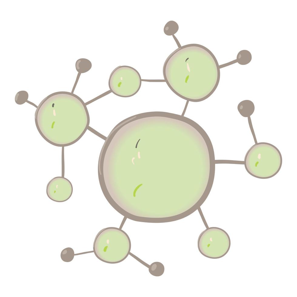 Connection icon, cartoon style vector