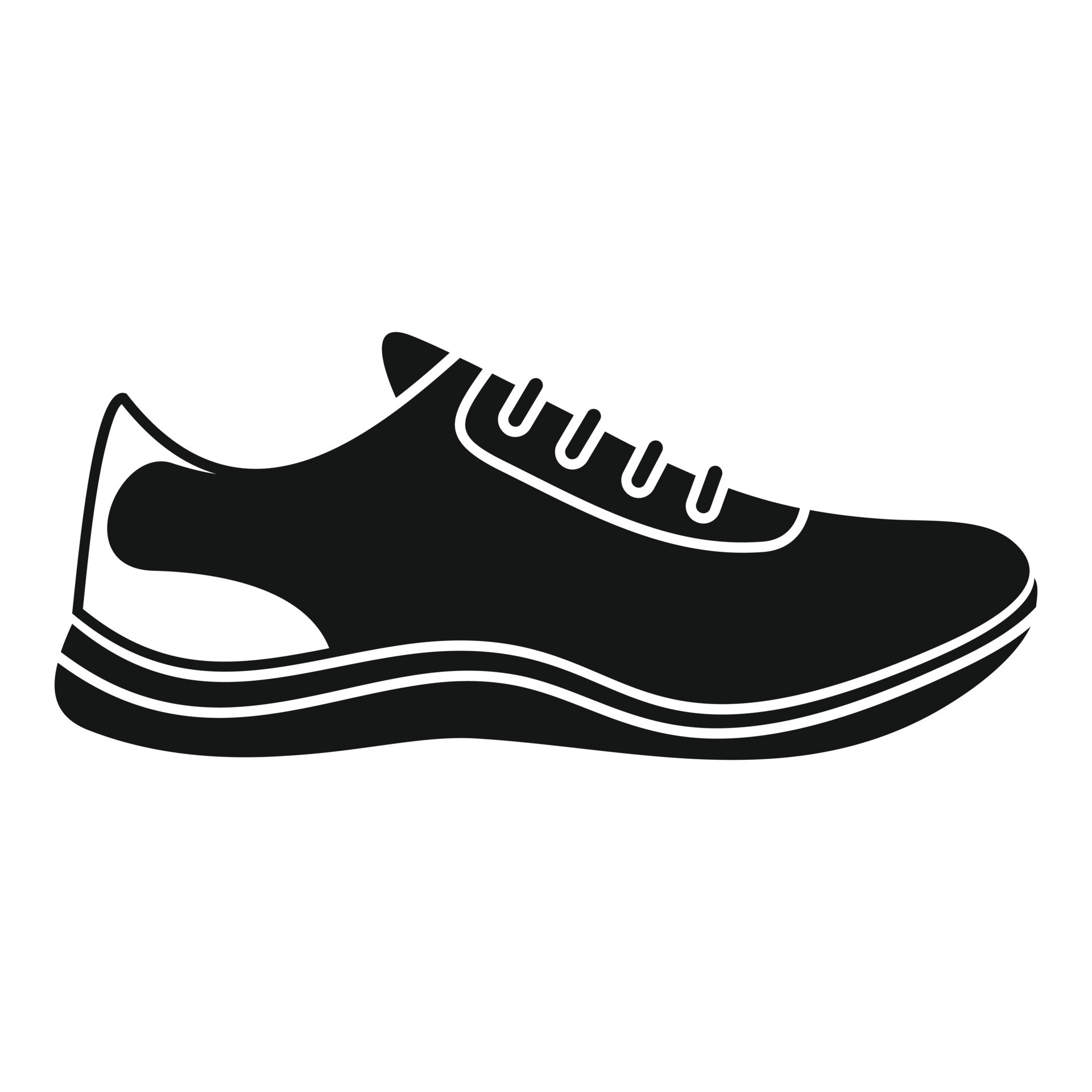 Sport shoe icon, simple style 14676621 Vector Art at Vecteezy