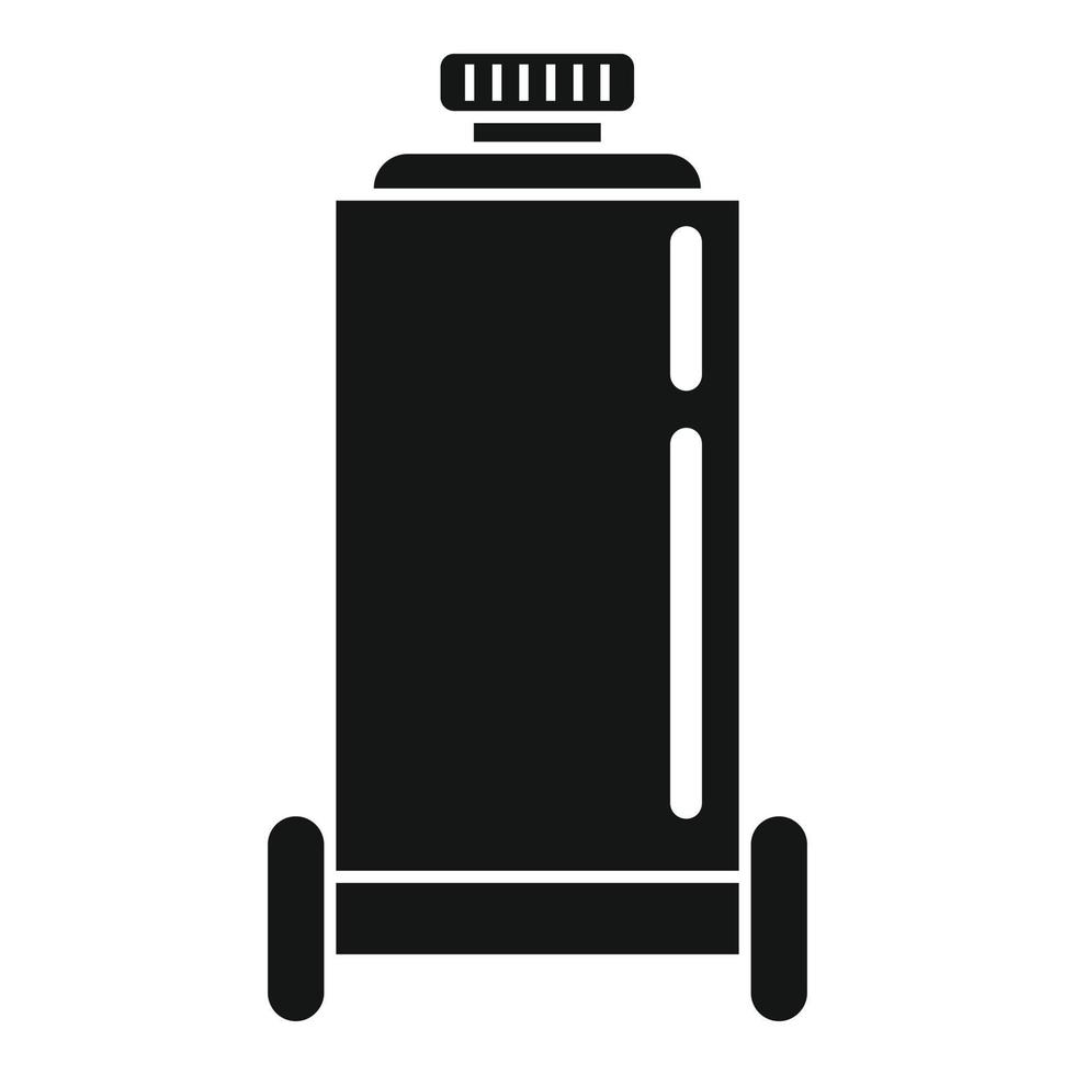 Unit air compressor icon, simple style vector