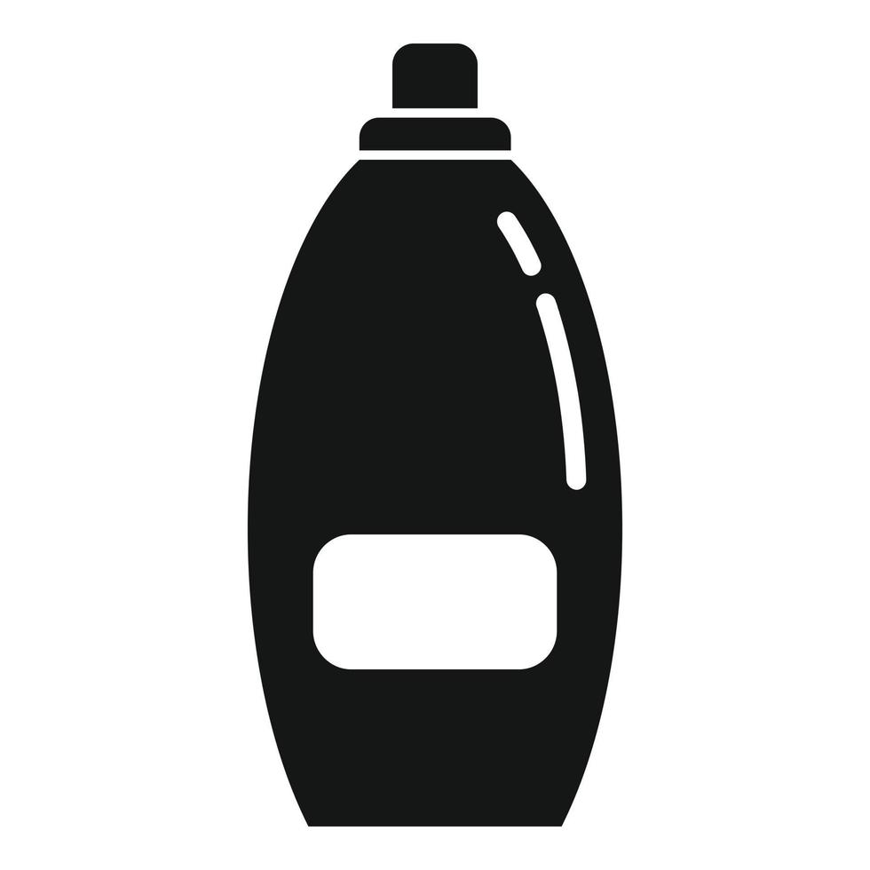 icono de botella de limpiador, estilo simple vector