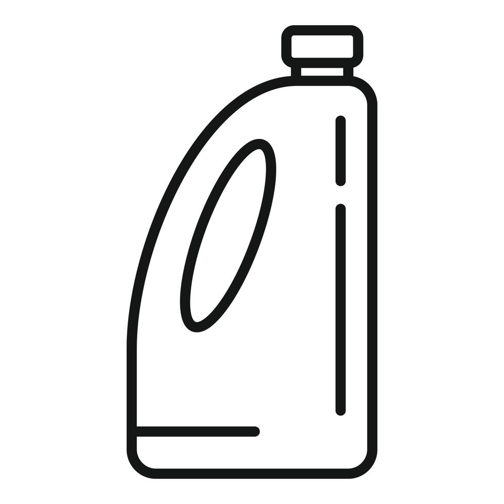 Organic liquid fertilizer icon, outline style vector