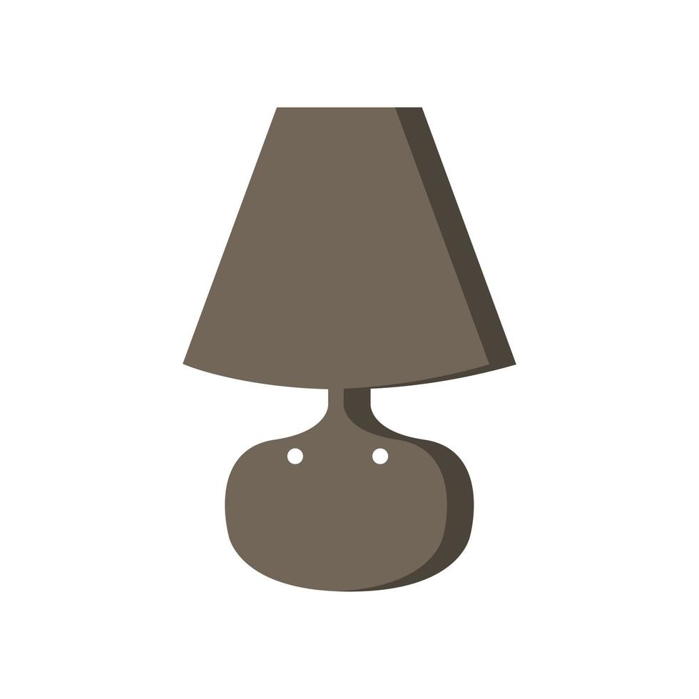 Furniture chandelier, floor and table lamp in flat cartoon style. A set of lamps on a white background. Chandeliers, illuminator, flashlight - elements of a modern interior. Vector illustration.