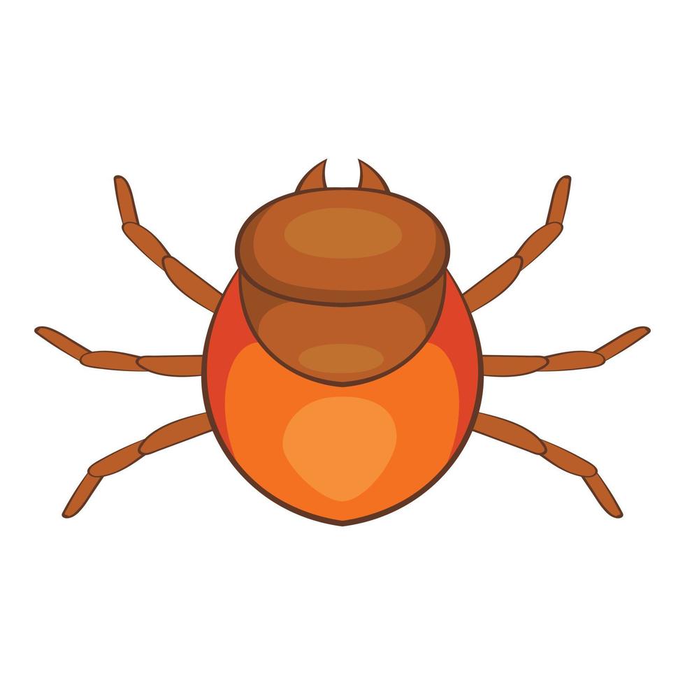 Tick icon, cartoon style vector