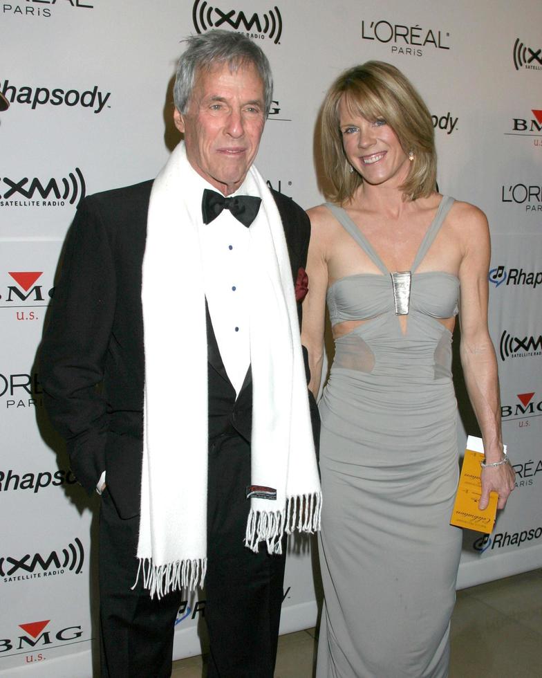 Burt Bacharach and wife Clive Davis Annual Pre-Grammy Party Beverly Hilton Hotel Beverly Hills, CA February 7, 2006 photo