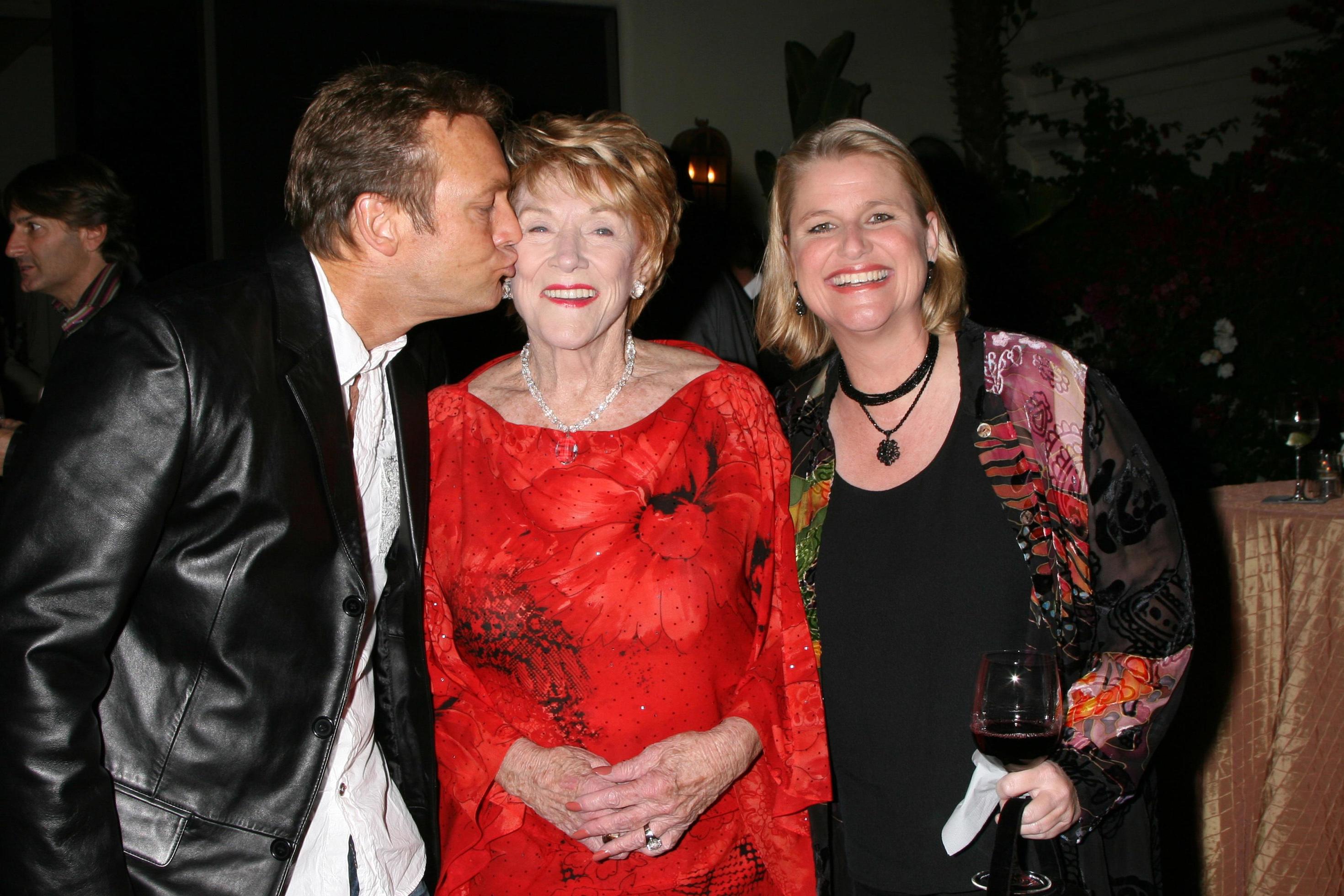 Doug Davidson, Jeanne Cooper, and Cindy Fisher at a party