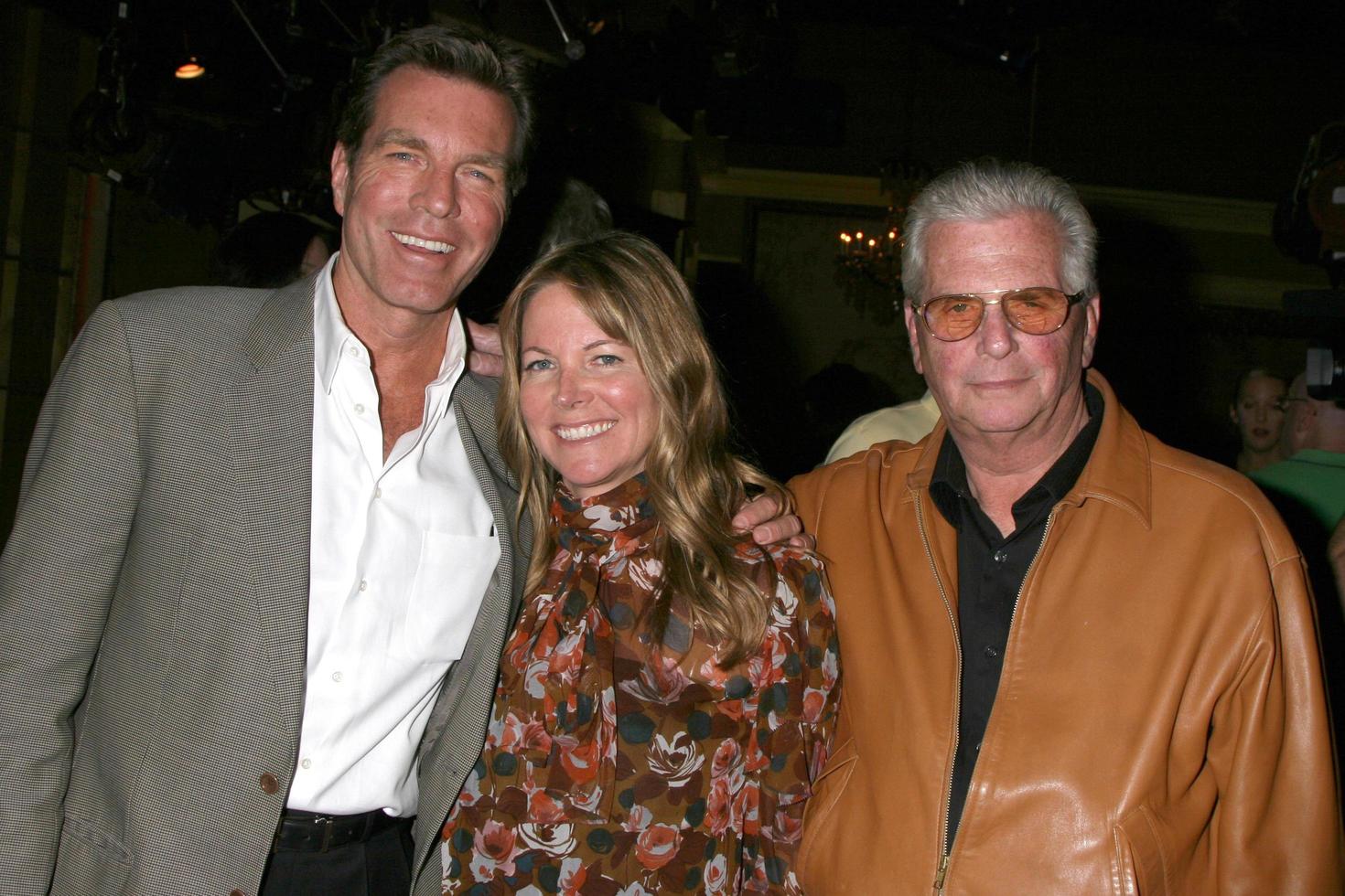 Peter Bergman, Maria Arena Bell, and Paul Rauch on the set of THe Young and The Restless celebrating Jeanne Cooper s 80th Birthday in Los Angeles, CA on October 24, 2008 photo